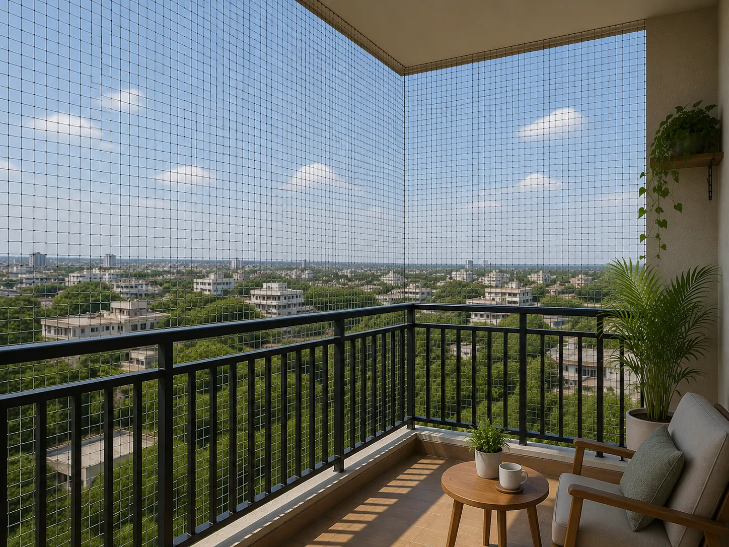 Balcony Safety Nets in Kokapet Hyderabad